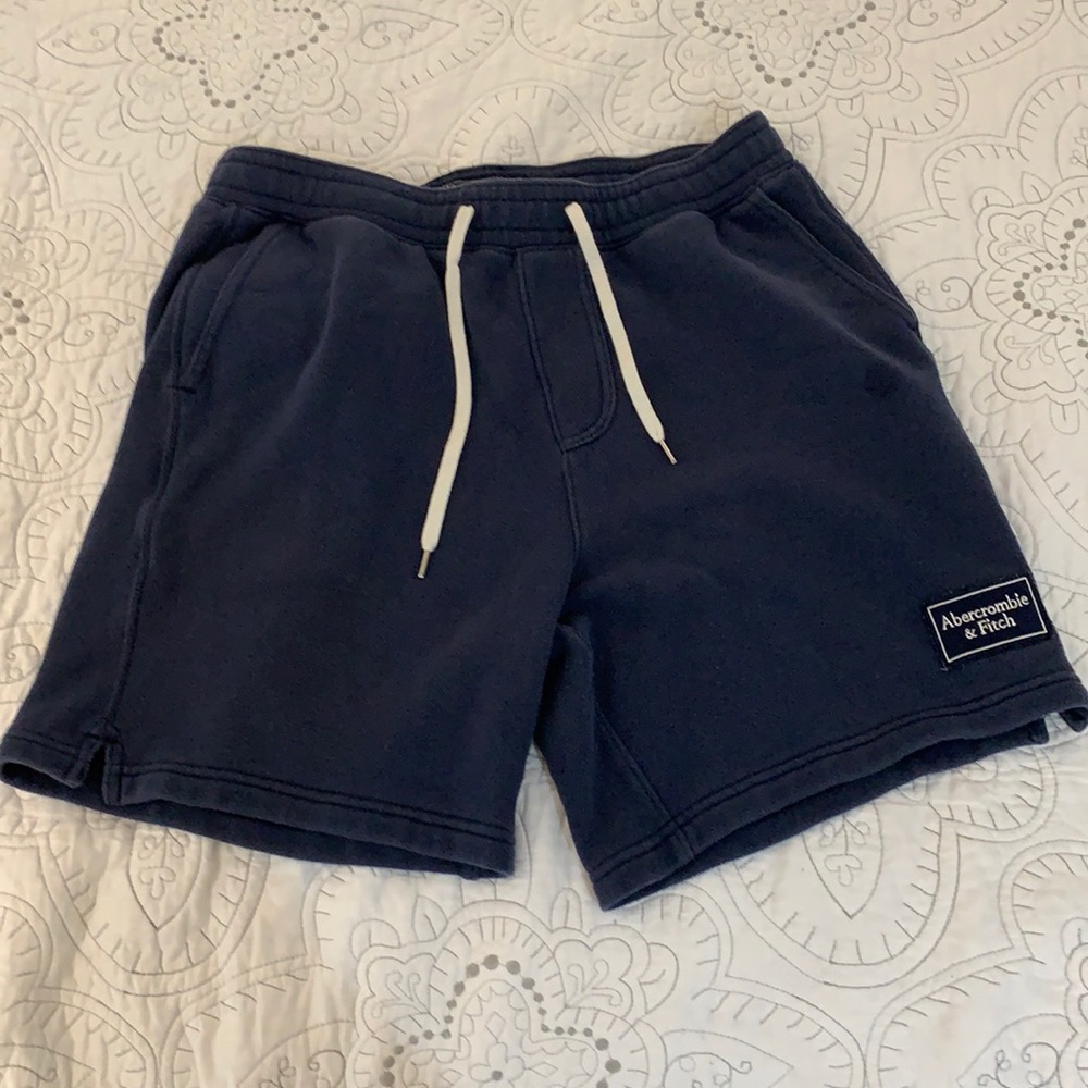 Navy blue Abercrombie and Fitch men’s shorts